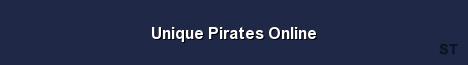 Unique Pirates Online Server Banner