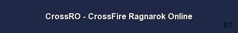 CrossRO CrossFire Ragnarok Online Server Banner
