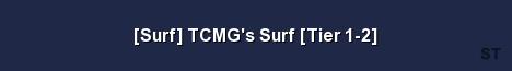 Surf TCMG s Surf Tier 1 2 Server Banner