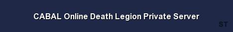 CABAL Online Death Legion Private Server Server Banner