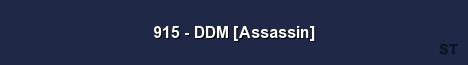 915 DDM Assassin 