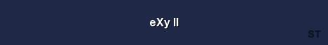 eXy II Server Banner