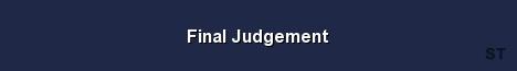 Final Judgement Server Banner