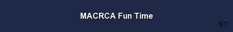 MACRCA Fun Time Server Banner