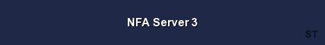 NFA Server 3 Server Banner