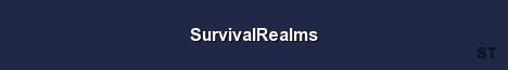 SurvivalRealms Server Banner