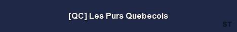 QC Les Purs Quebecois Server Banner