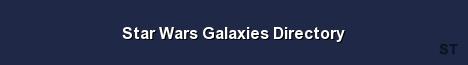 Star Wars Galaxies Directory Server Banner