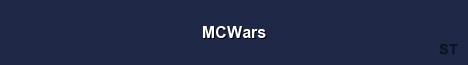 MCWars Server Banner