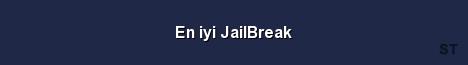 En iyi JailBreak Server Banner