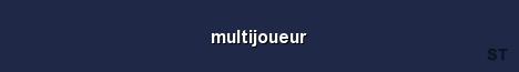 multijoueur Server Banner