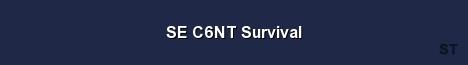 SE C6NT Survival Server Banner