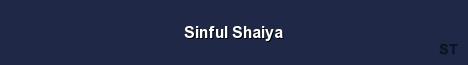 Sinful Shaiya Server Banner