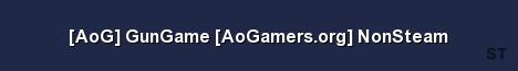AoG GunGame AoGamers org NonSteam Server Banner