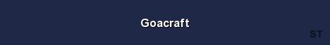 Goacraft Server Banner
