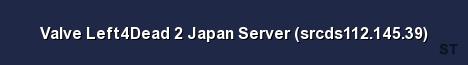 Valve Left4Dead 2 Japan Server srcds112 145 39 Server Banner
