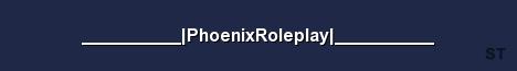 PhoenixRoleplay Server Banner