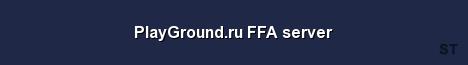 PlayGround ru FFA server 