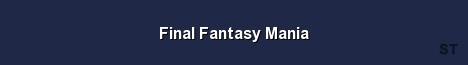 Final Fantasy Mania Server Banner