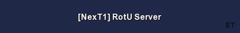 NexT1 RotU Server 