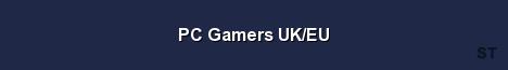 PC Gamers UK EU Server Banner