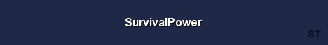 SurvivalPower Server Banner