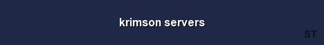 krimson servers Server Banner