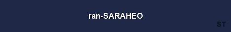 ran SARAHEO Server Banner