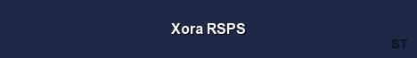 Xora RSPS Server Banner