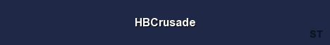 HBCrusade Server Banner