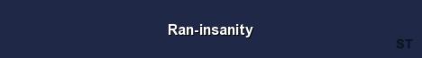 Ran insanity Server Banner