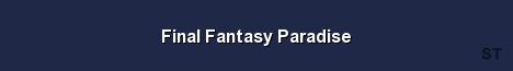 Final Fantasy Paradise Server Banner