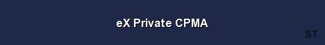 eX Private CPMA Server Banner
