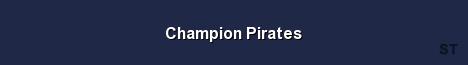 Champion Pirates Server Banner