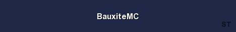 BauxiteMC Server Banner