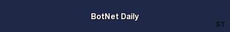 BotNet Daily Server Banner