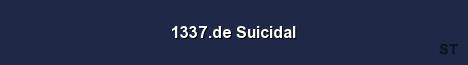 1337 de Suicidal Server Banner