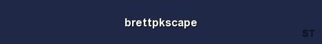 brettpkscape Server Banner