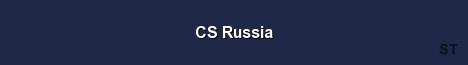 CS Russia Server Banner
