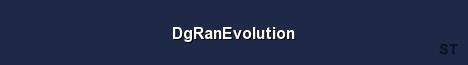 DgRanEvolution Server Banner