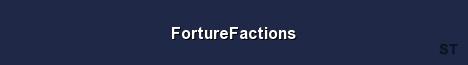 FortureFactions Server Banner