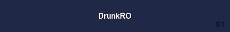 DrunkRO Server Banner