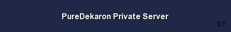 PureDekaron Private Server 