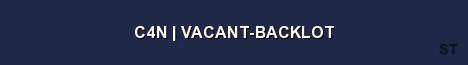 C4N VACANT BACKLOT Server Banner