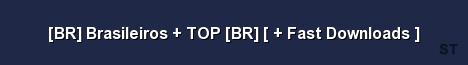 BR Brasileiros TOP BR Fast Downloads Server Banner