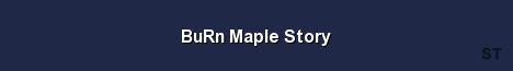 BuRn Maple Story Server Banner