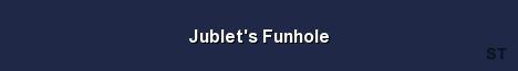 Jublet s Funhole Server Banner