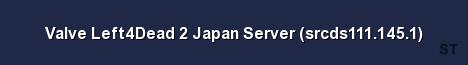 Valve Left4Dead 2 Japan Server srcds111 145 1 
