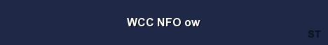 WCC NFO ow Server Banner