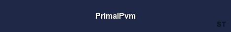 PrimalPvm Server Banner